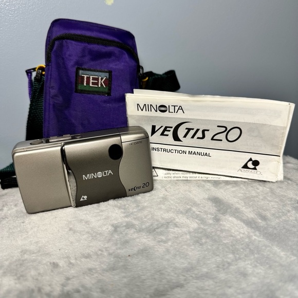 Minolta Vectis 20 APS Film Camera w/ Manual & Case – Vintage Point & Shoot - Picture 3 of 15